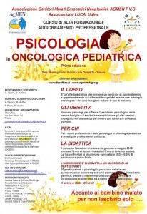 CORSO PSICOLOGIA IN ONCOLOGIA PEDIATRICA_MANIFESTO
