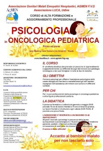 CORSO PSICOLOGIA IN ONCOLOGIA PEDIATRICA_MANIFESTO
